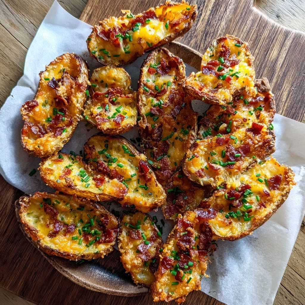 Crispy Airfryer Potato Skins