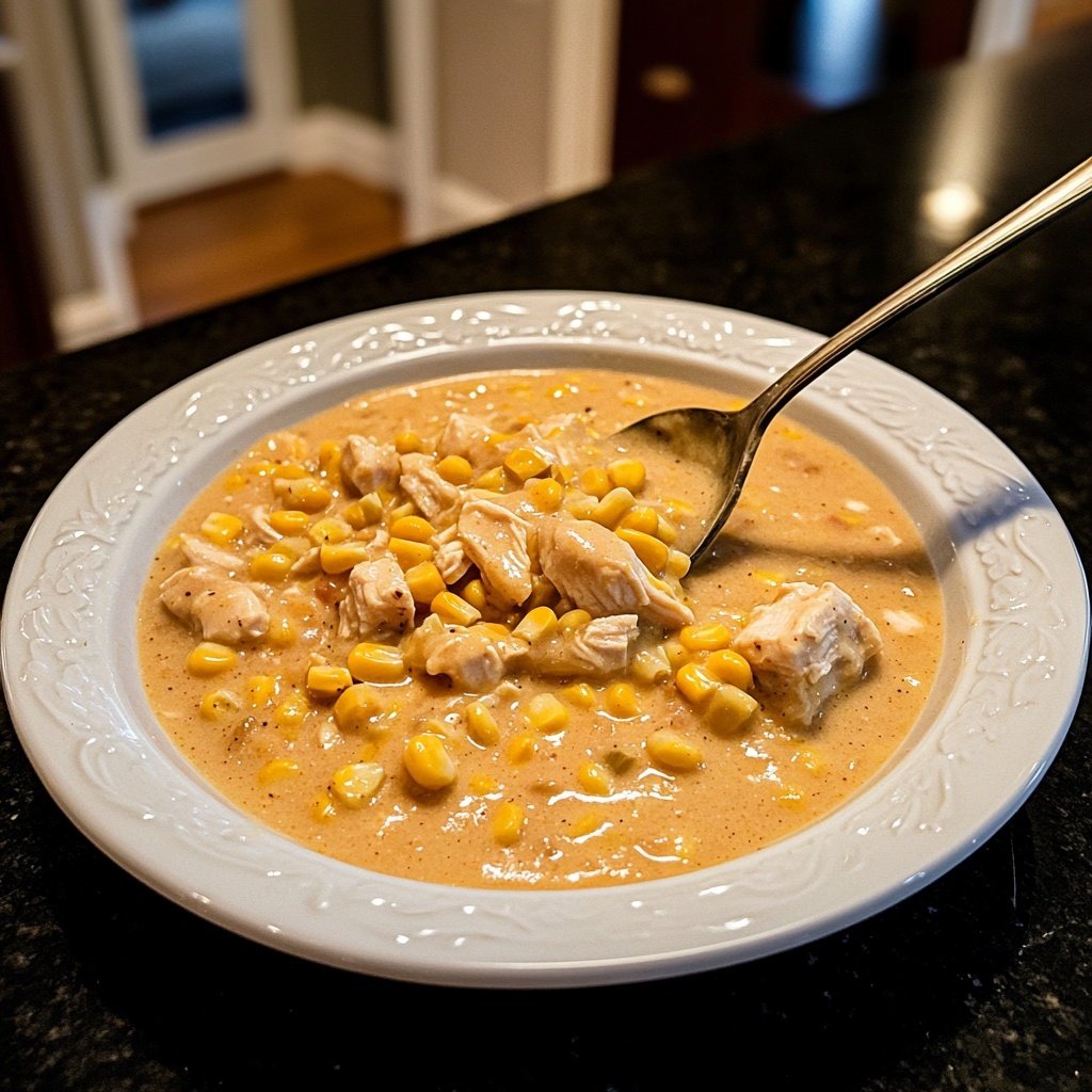 Crockpot Chicken Corn Chowder