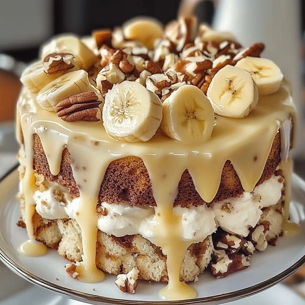 Banana Walnut Cream Cake Recipe: An Amazing Ultimate 3-Layer Dessert