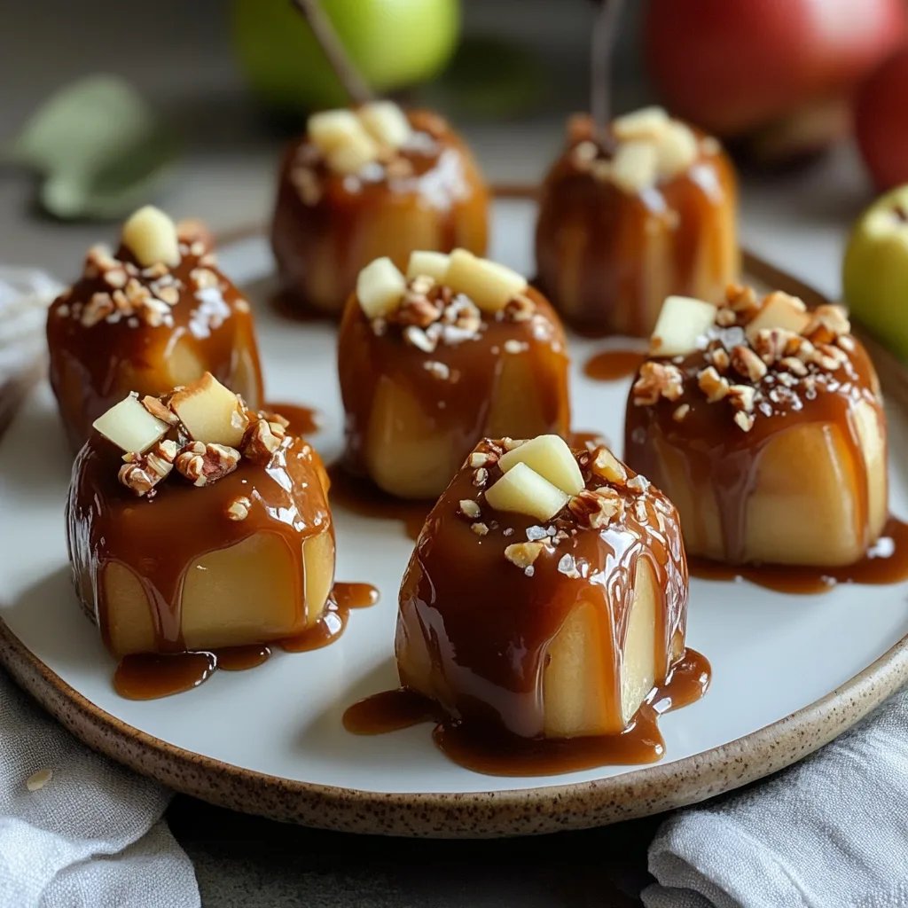 Mini Caramel Apple Bites