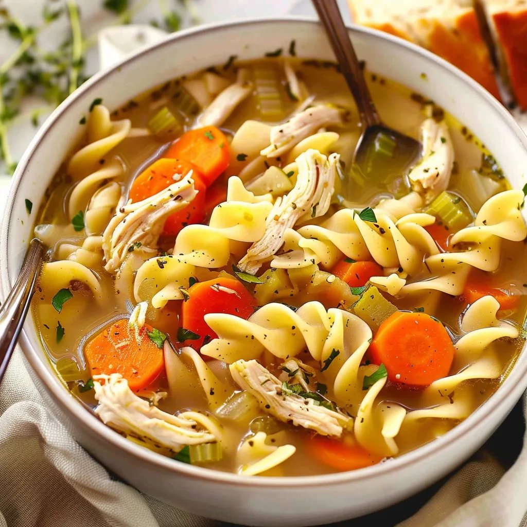 Homemade Chicken Noodle Soup