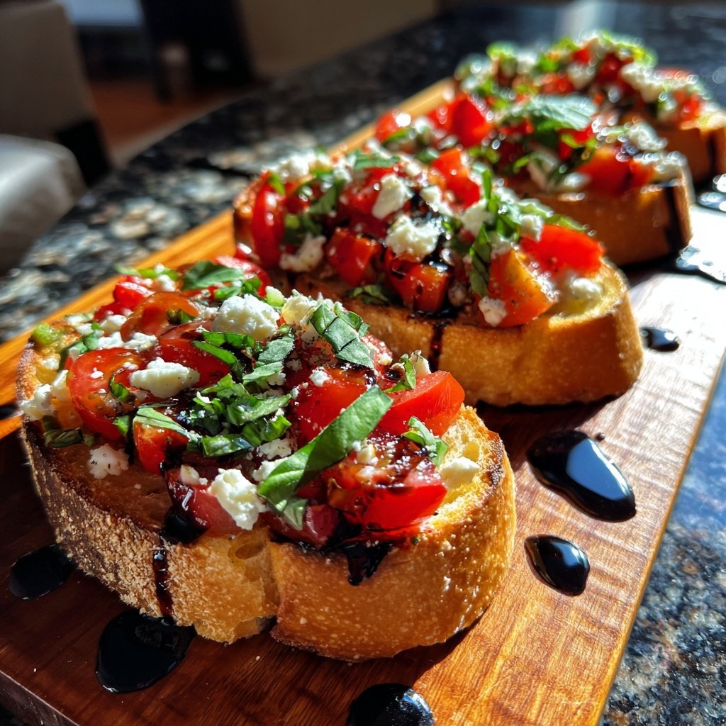 Mediterranean Feta Bruschetta