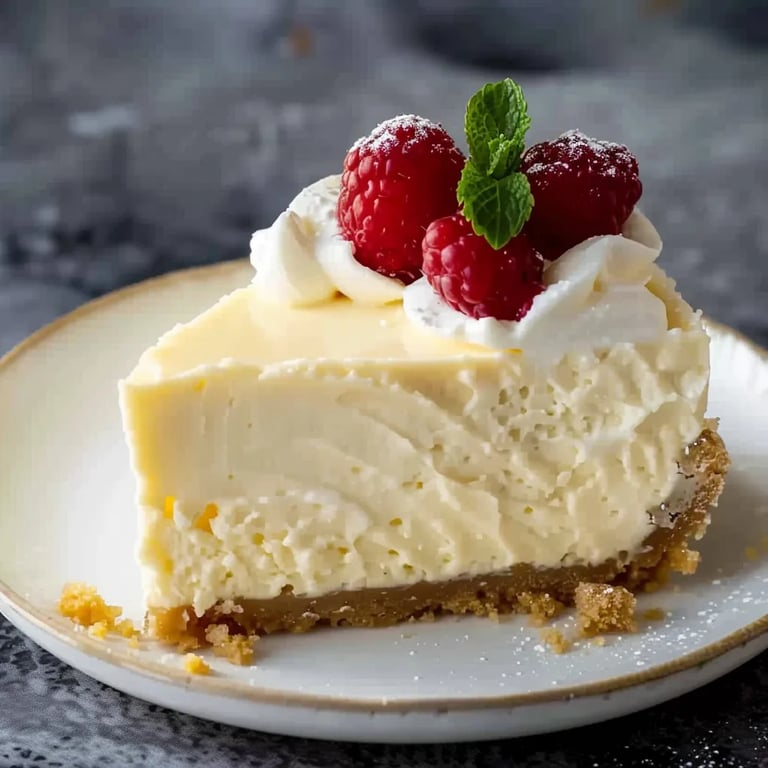 Homemade New York Style Cheesecake