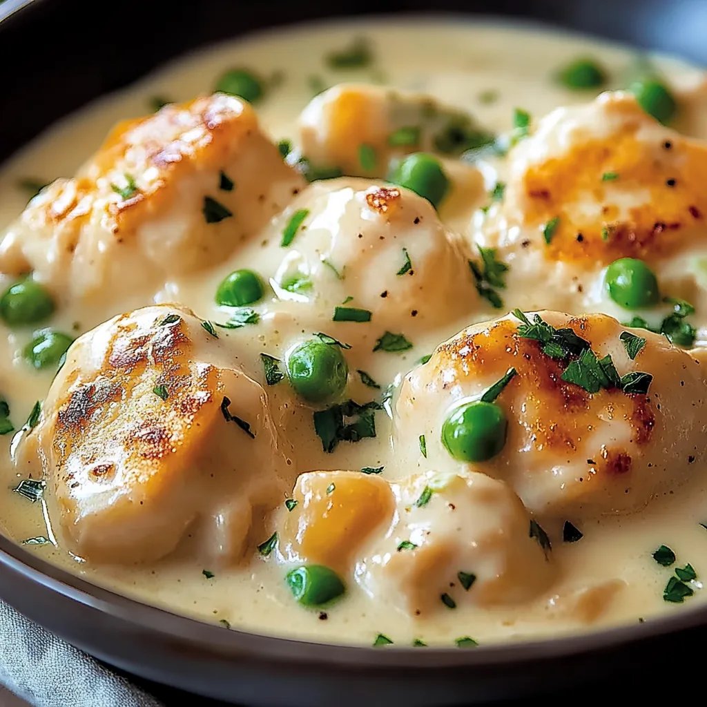 Easy Creamy Chicken a la King